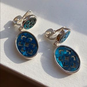 Teal Blue Clip-on Dangles, *BOGO